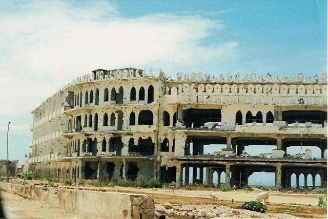 Hotel Uruba'dan geriye kalan harabe
